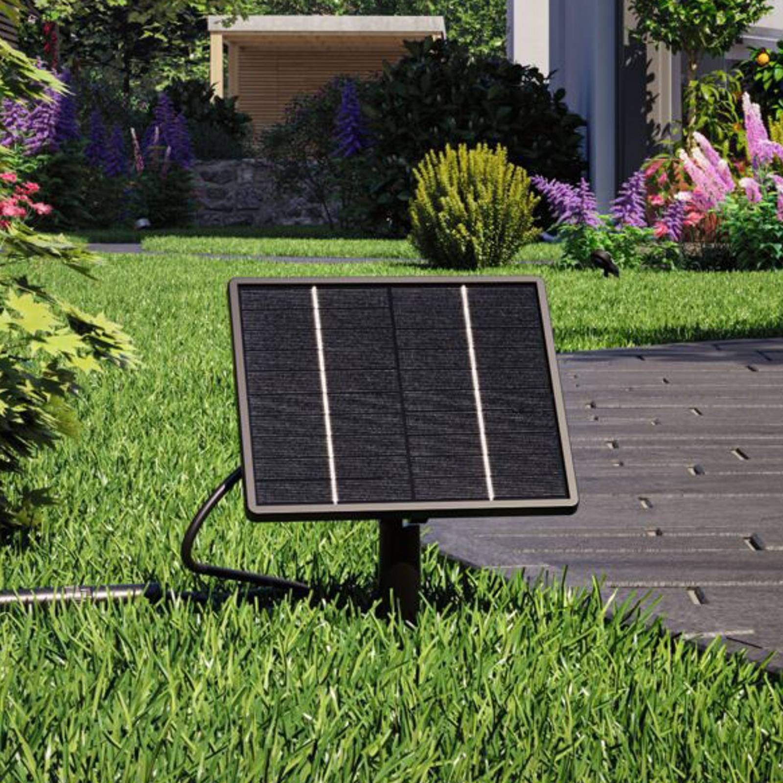 Solárny modul Paulmann Plug & Shine, antracitová farba, 21 W, 24 V, IP44