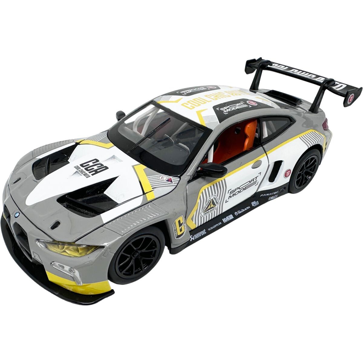 Sparkys 1:24 BMW M4 GT3 Striebrno sivá
