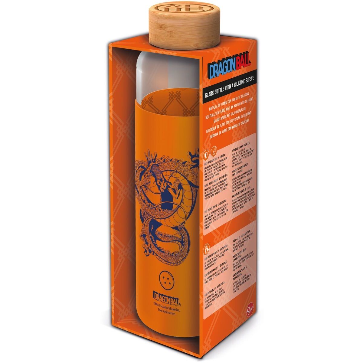 Stor Dragon Ball Sklenená fľaša s návlekom 585 ml