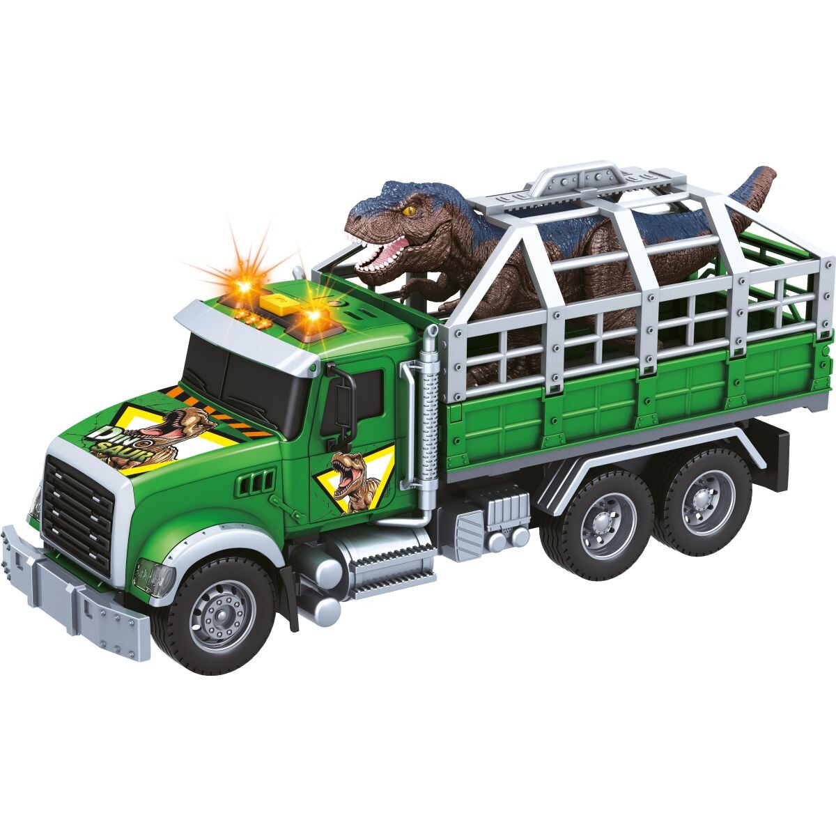 Sparkys CITY SERVICE CAR - 1:14 - Nákladné auto na prepravu dinosaurov (so zvukom, svetlami a ďalšími funkciami)