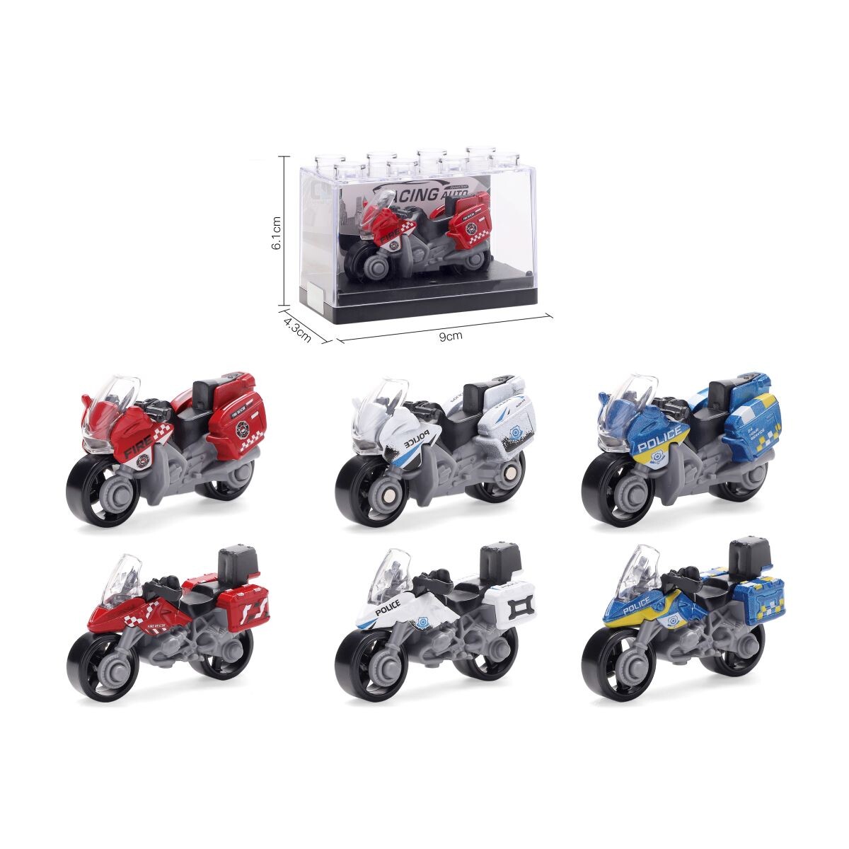 Sparkys Kovový model motorky 1:64 - viac druhov