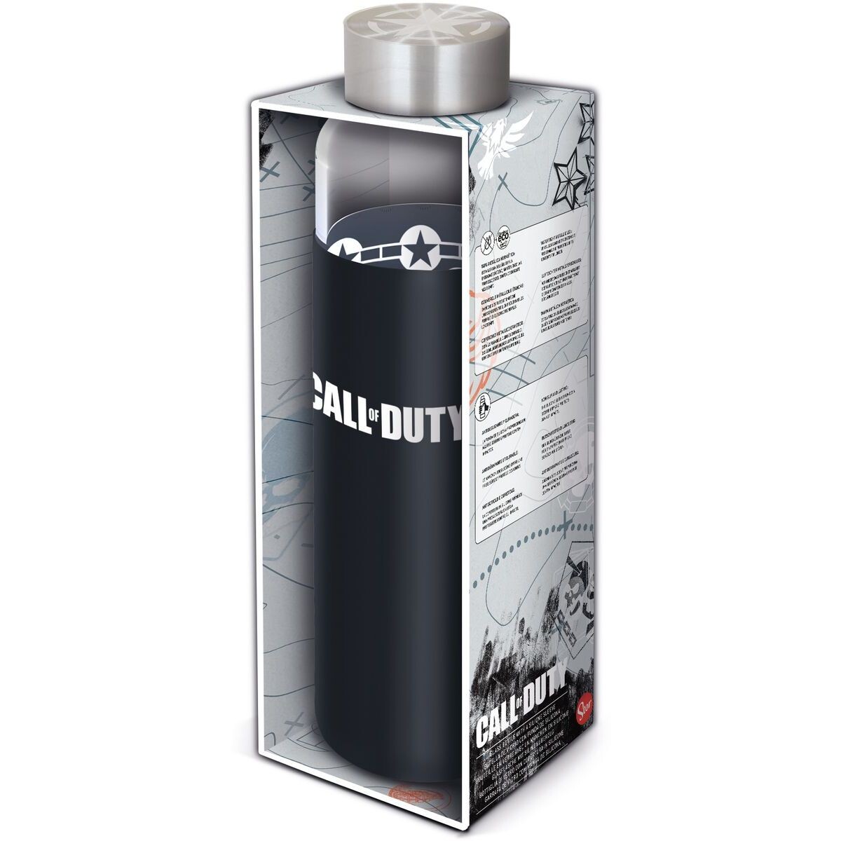 Stor Call of Duty Sklenená fľaša s návlekom 585 ml