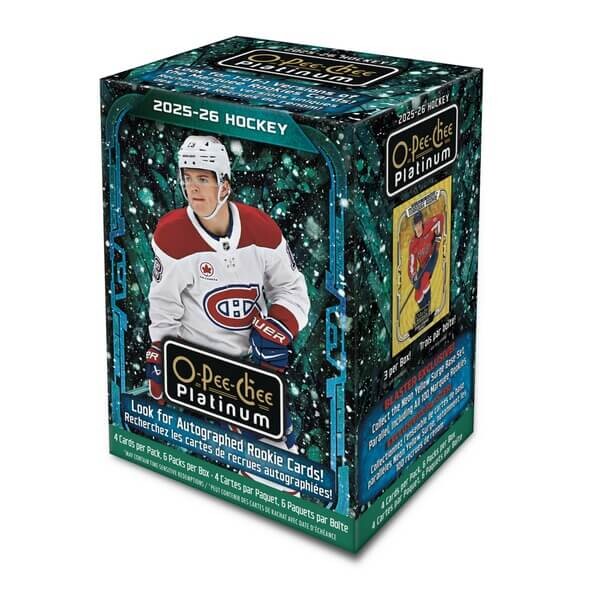 Upper Deck 2025-2026 NHL UD O-Pee-Chee Platinum Blaster box - hokejové karty