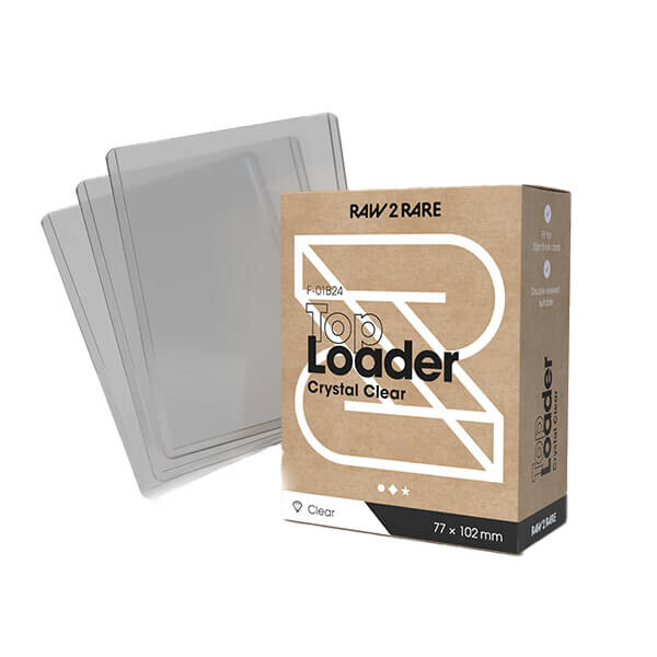 Raw2Rare Toploader Raw2Rare 3x4 Regular Toploader - 24 ks