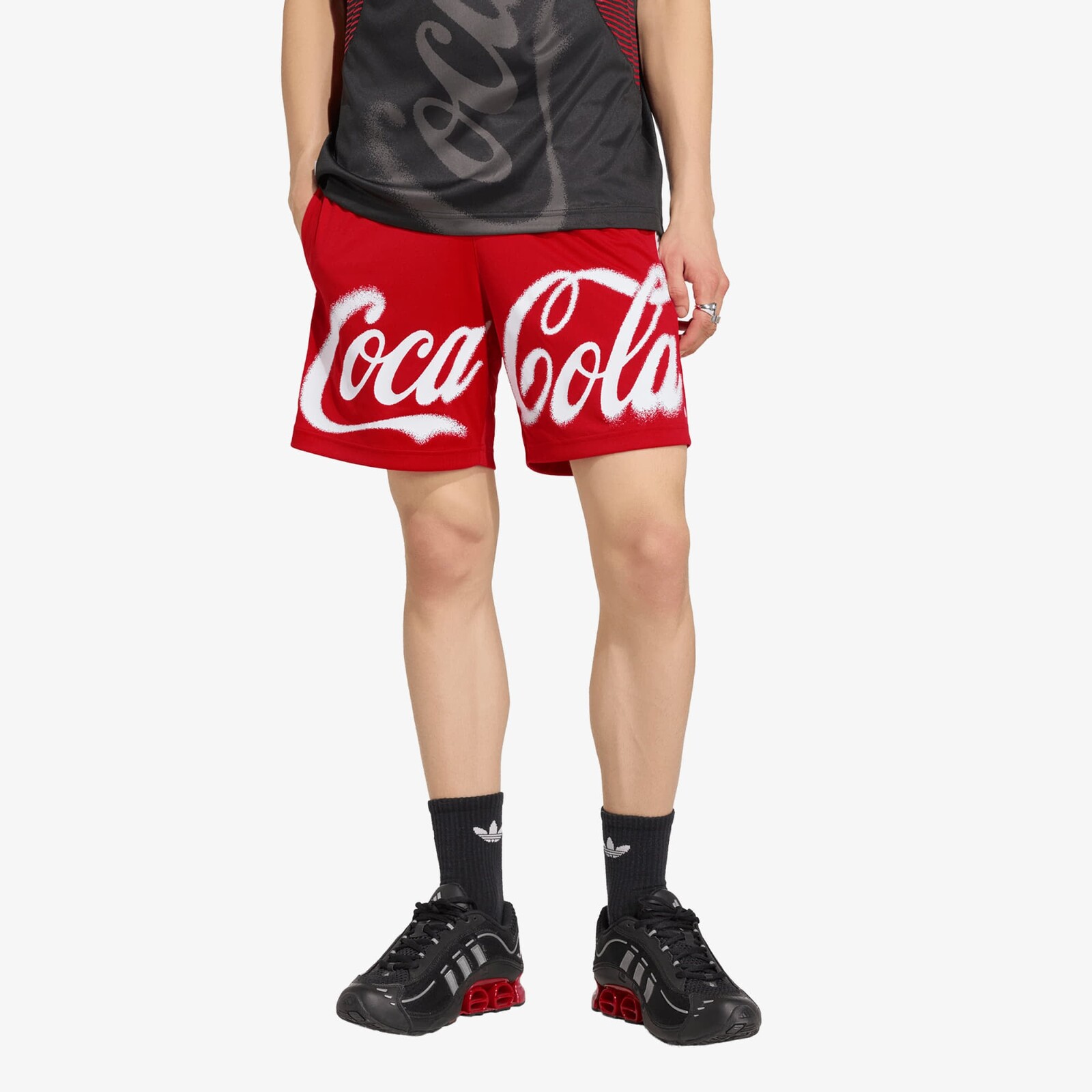 Šortky adidas x Coca Cola Training Short Vivid Red XXL