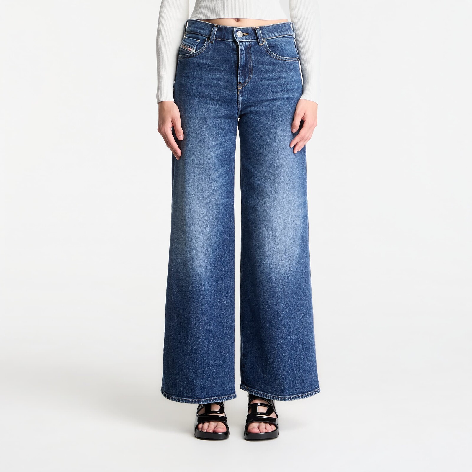 Džínsy Diesel 1978 D-Akemi Trousers Blue 27/30