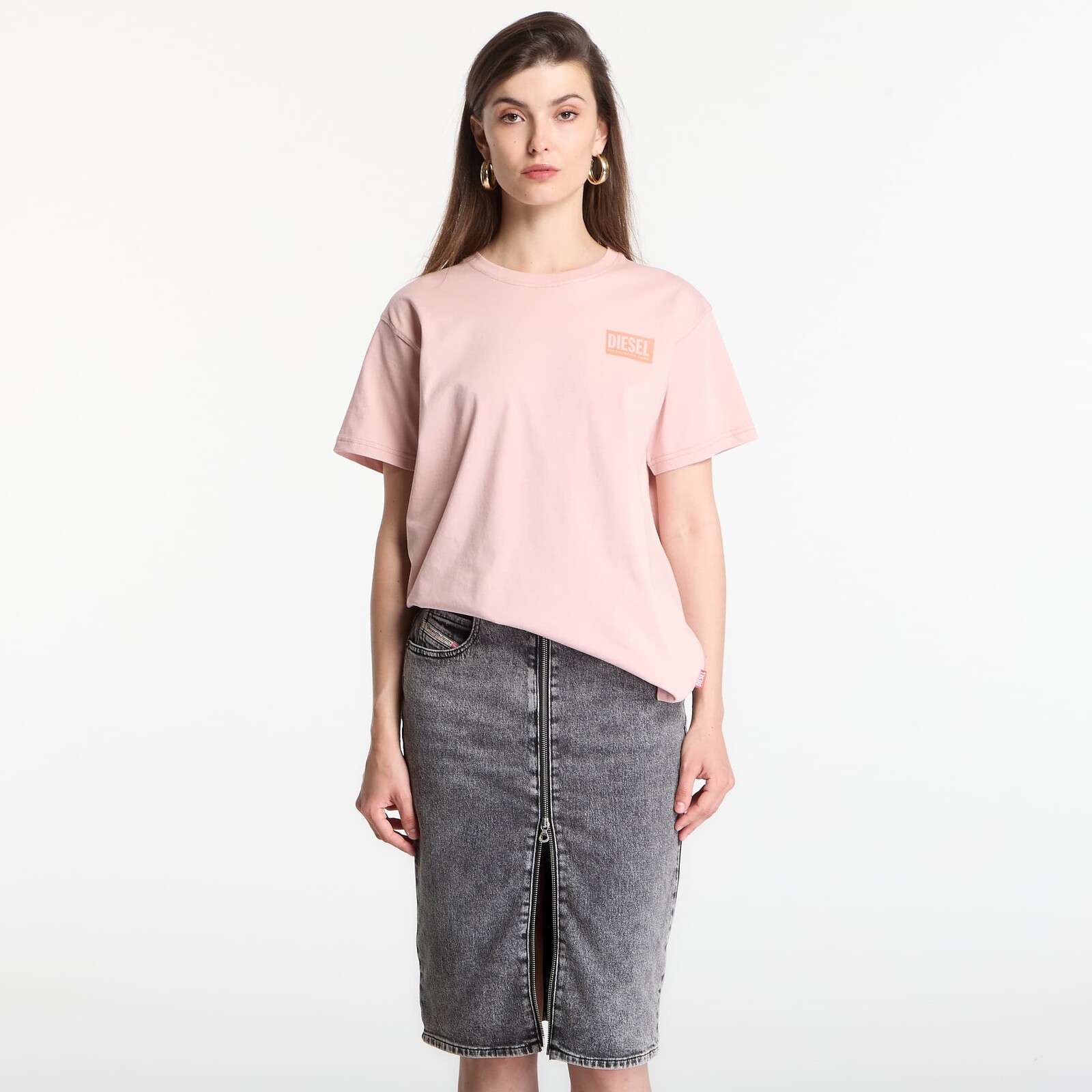 Tričko Diesel T-Normy-S6 T-Shirt Pale Mauve XS