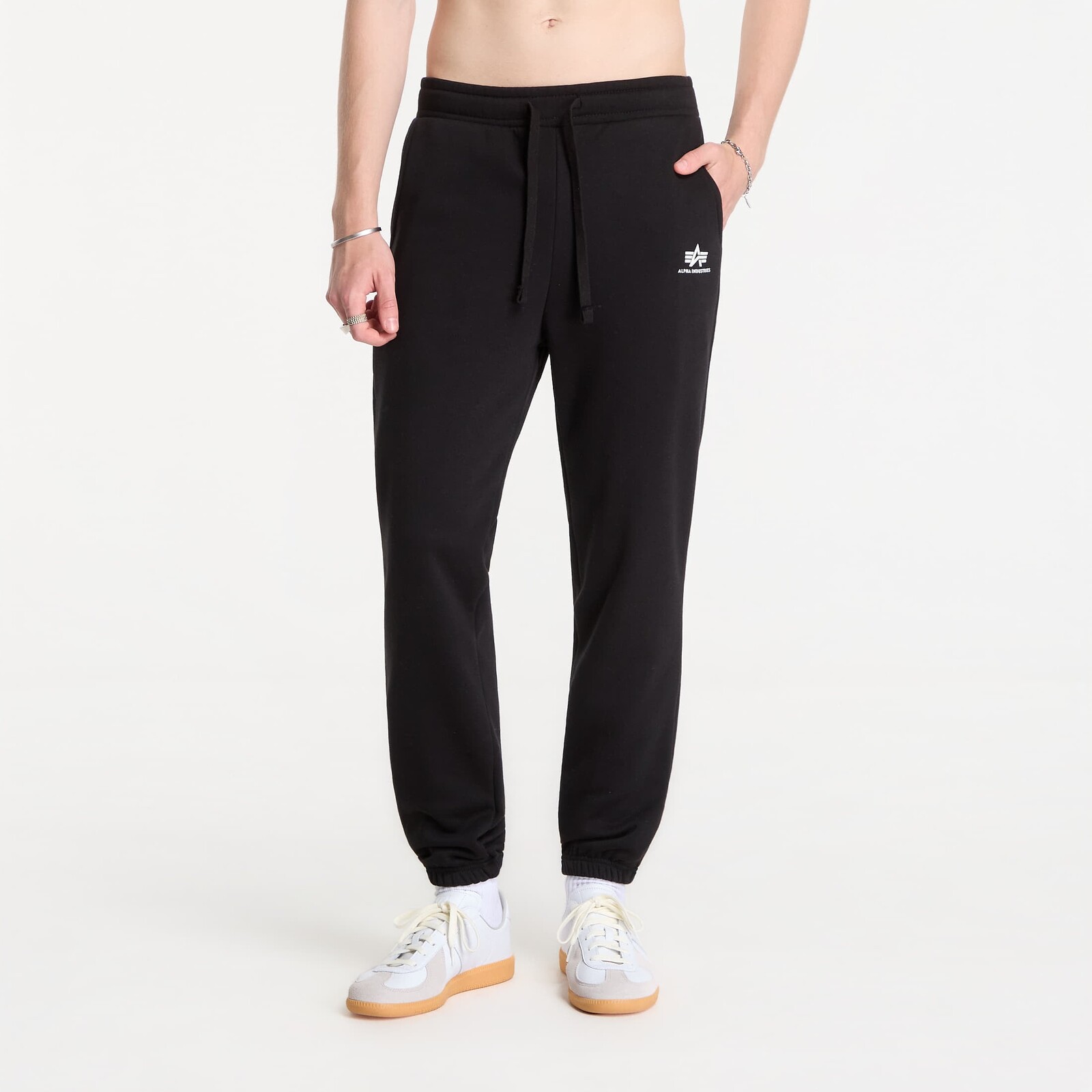 Tepláky Alpha Industries Basic Small Logo II Jogger Black XL