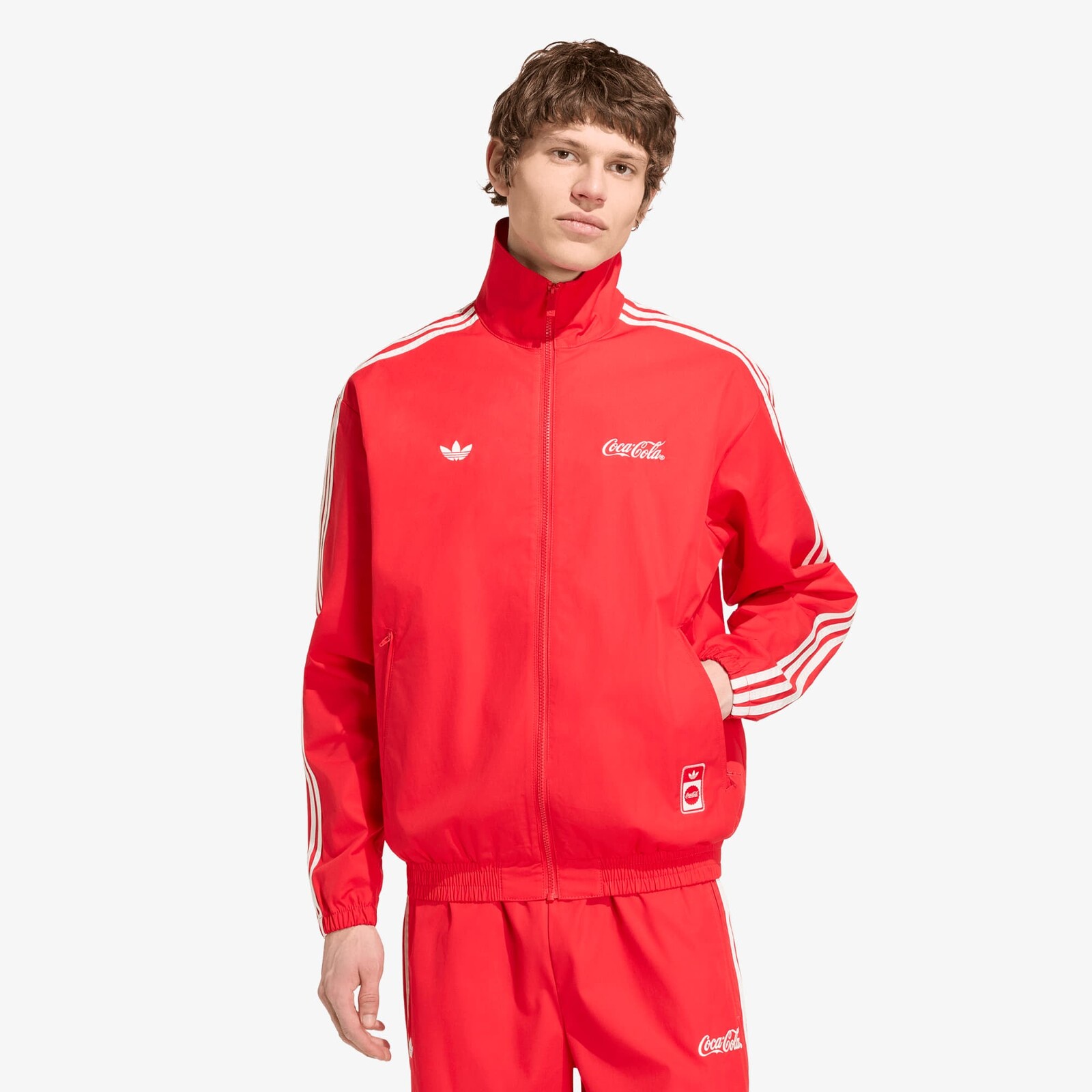 Bunda adidas x Coca Cola Classic Sport Firebird Track Jacket Vivid Red L