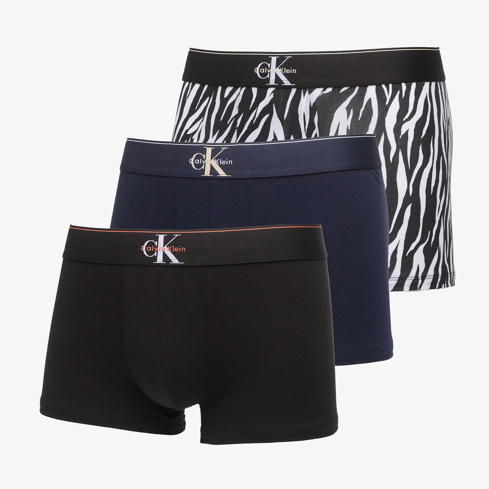 Boxerky Calvin Klein Trunk 3-Pack Blue XL