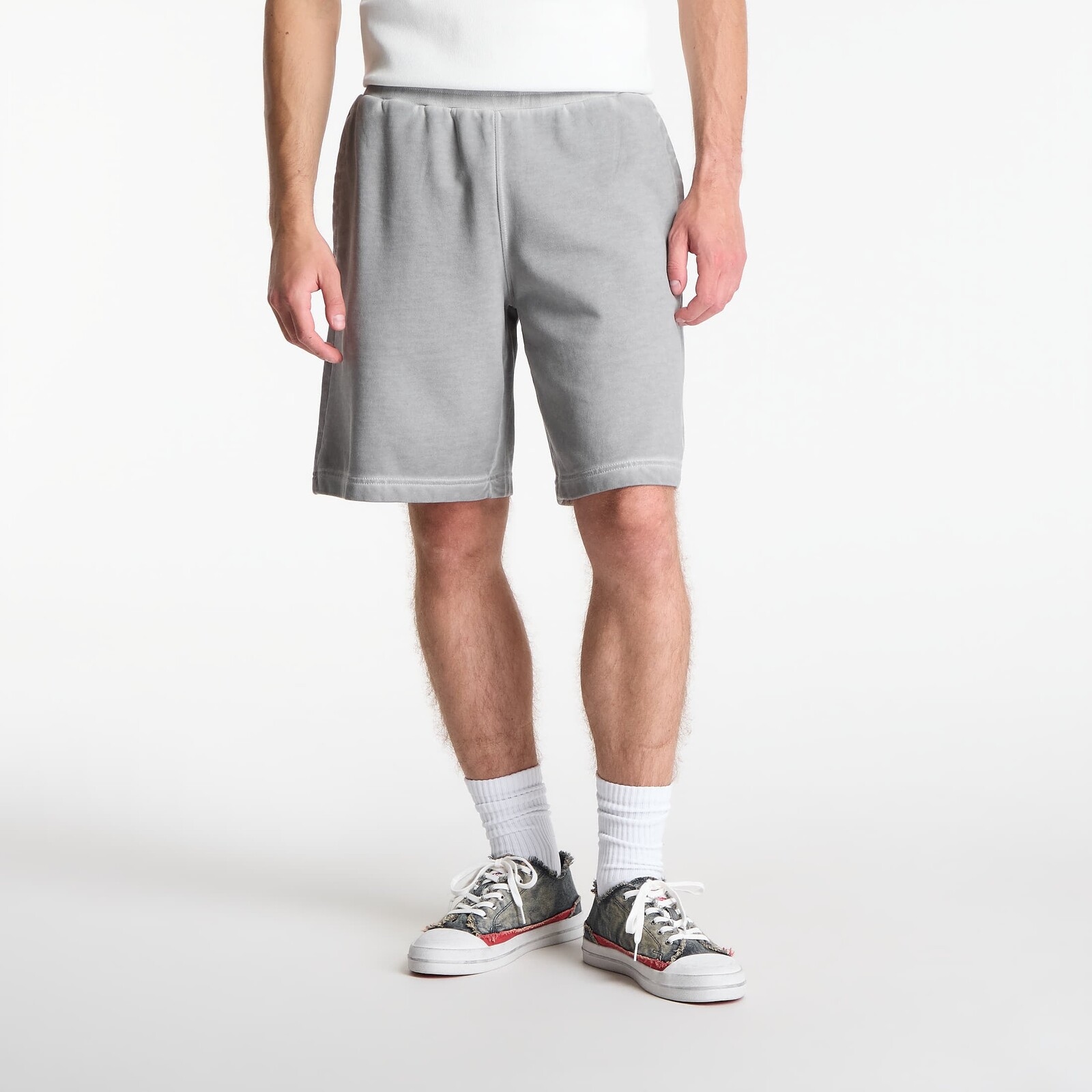 Šortky Diesel P-Crown-V1 Shorts Steeple Gray M