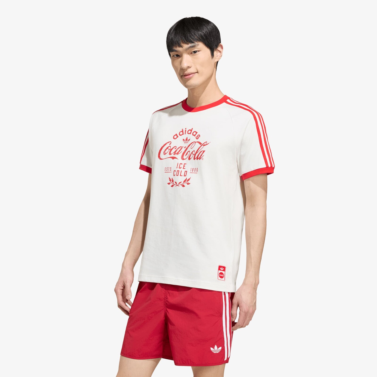 Tričko adidas x Coca Cola Classic Sport Cali Tee White XL
