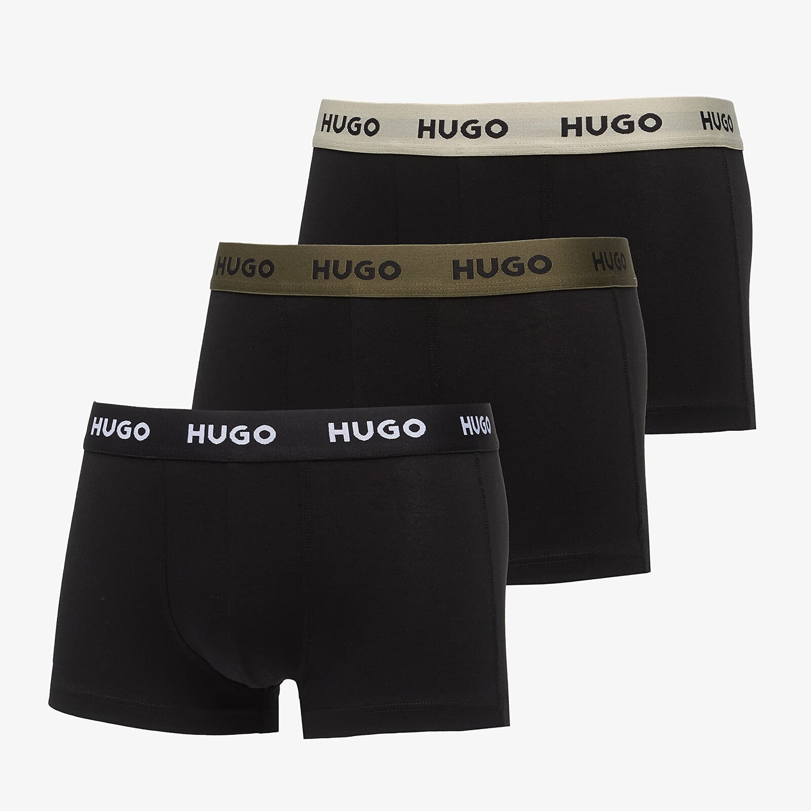 Trenírky Hugo Boss Trunk Triplet Pack Black XL