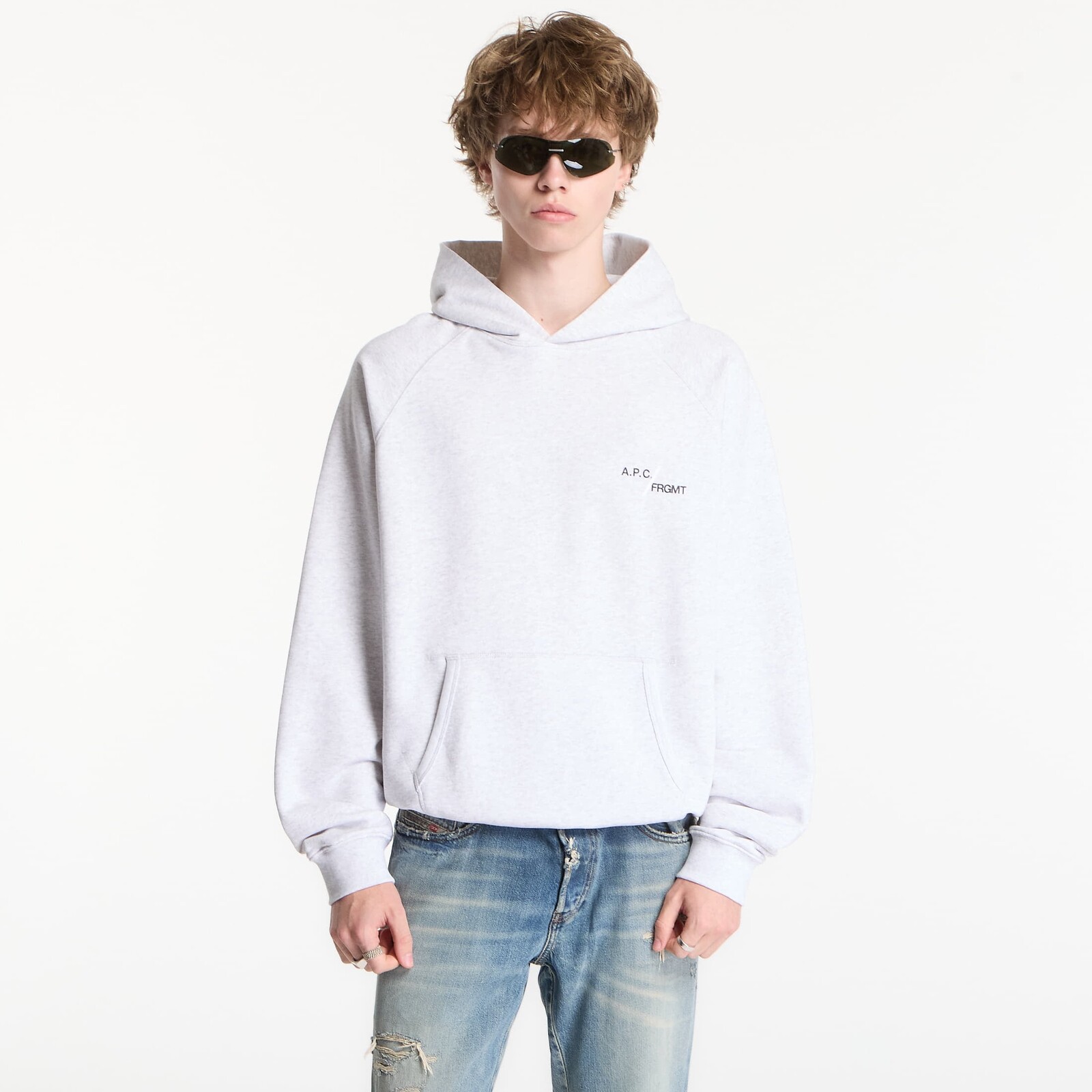 Mikina A.P.C. Hoodie Duck Gray XL