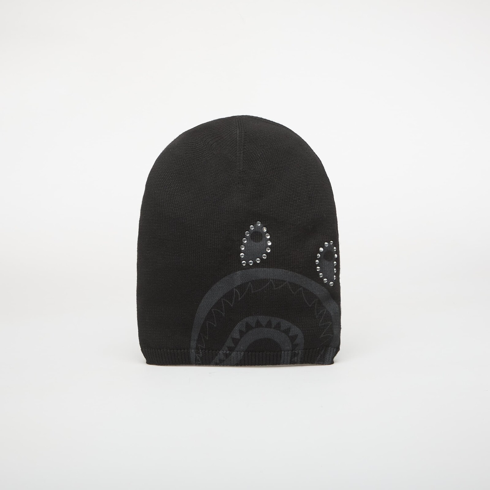Čiapka A BATHING APE Crystal Shark Knit Cap Black Universal