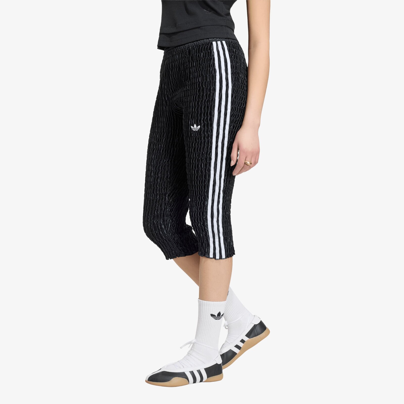 Šortky adidas Capri Ruched Tight Black S
