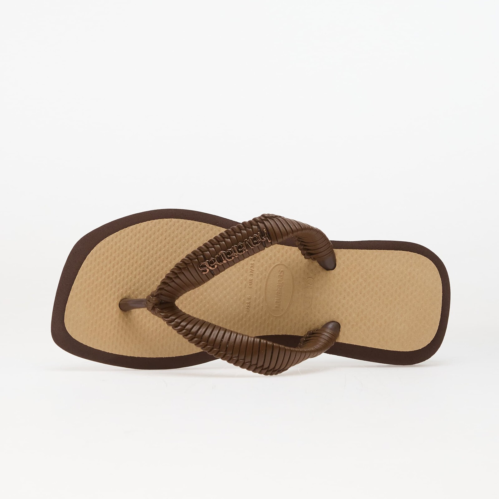 Tenisky Havaianas Top Square Brown/ Golden EUR 35/36