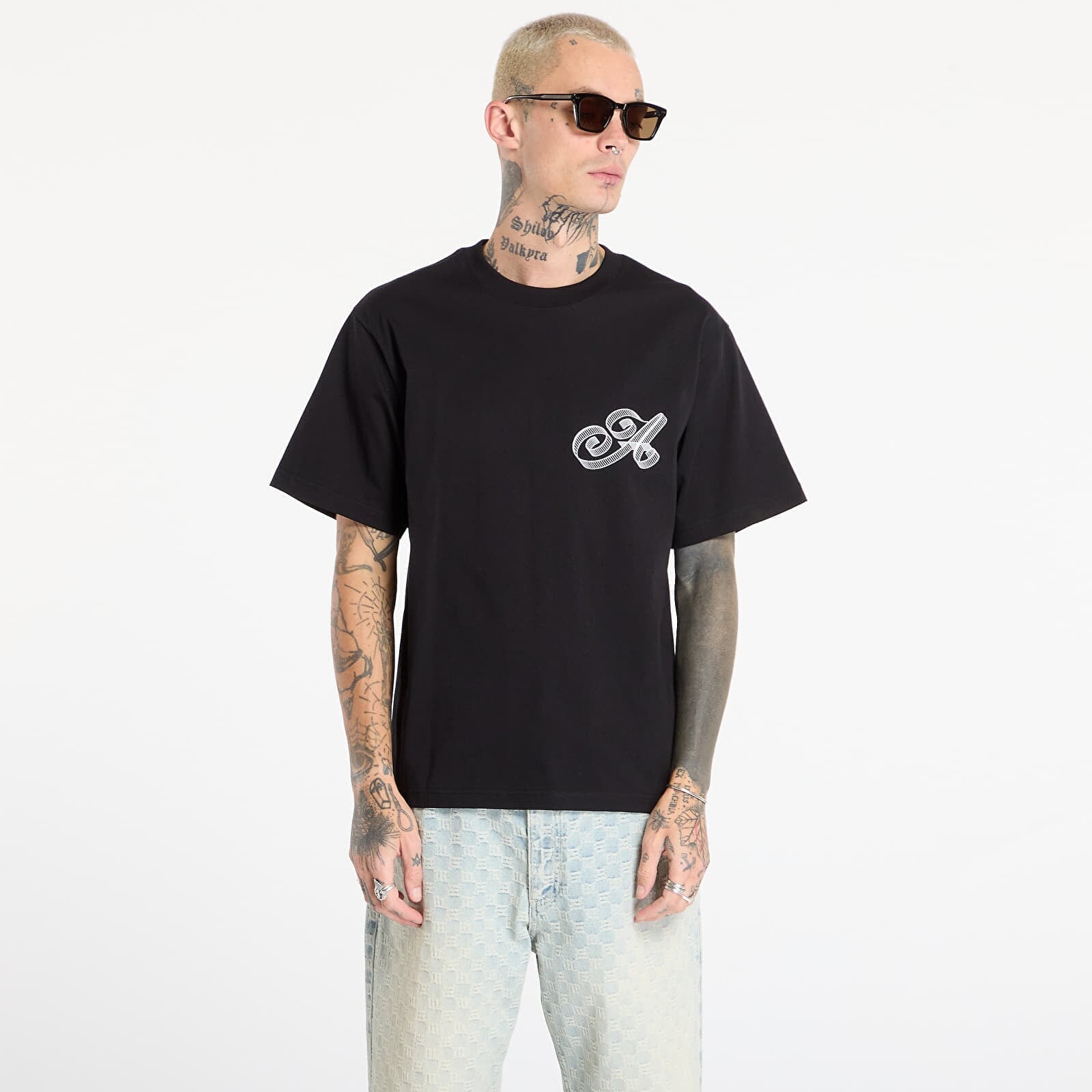 Tričko Awake NY Script Tee Black S