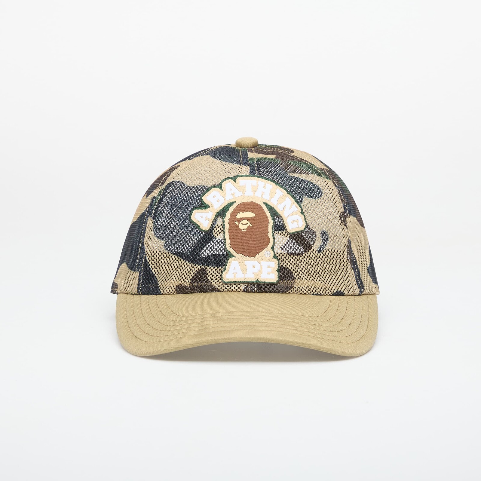 Šiltovka A BATHING APE 1st Camo College Patched Mesh Cap Yellow UNISEX Universal