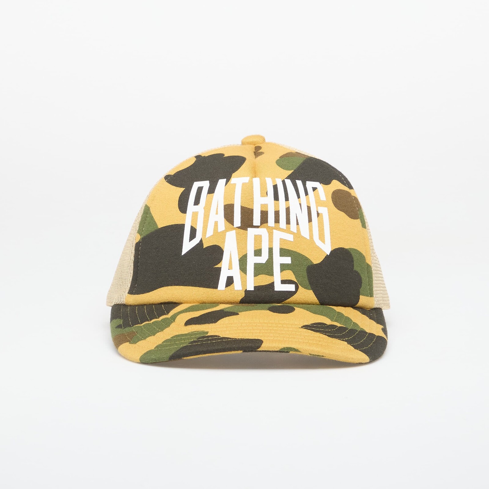 Šiltovka A BATHING APE 1st Camo Nyc Logo Mesh Cap Yellow UNISEX Universal