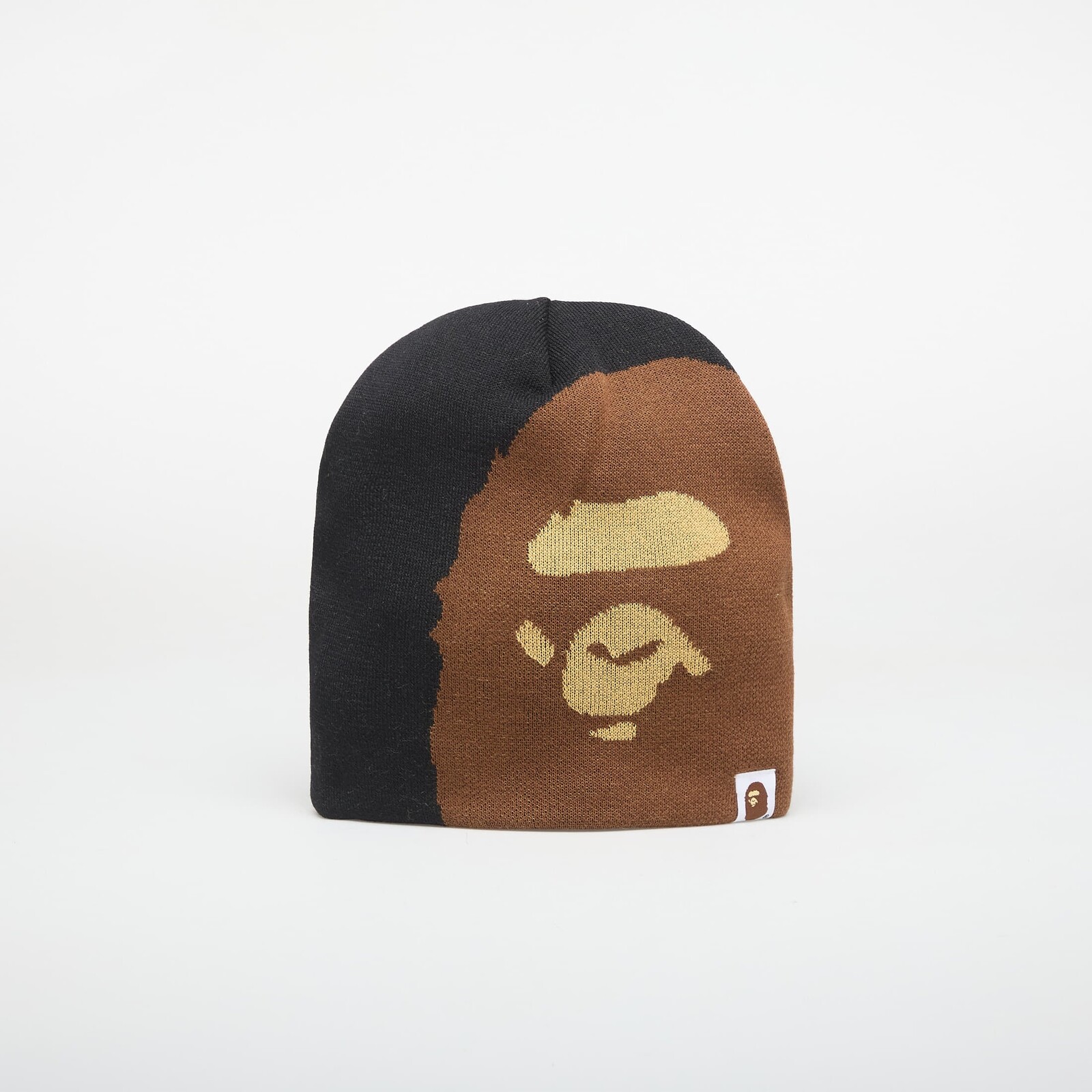 Čiapka A BATHING APE Ape Head Knit Cap Black Universal