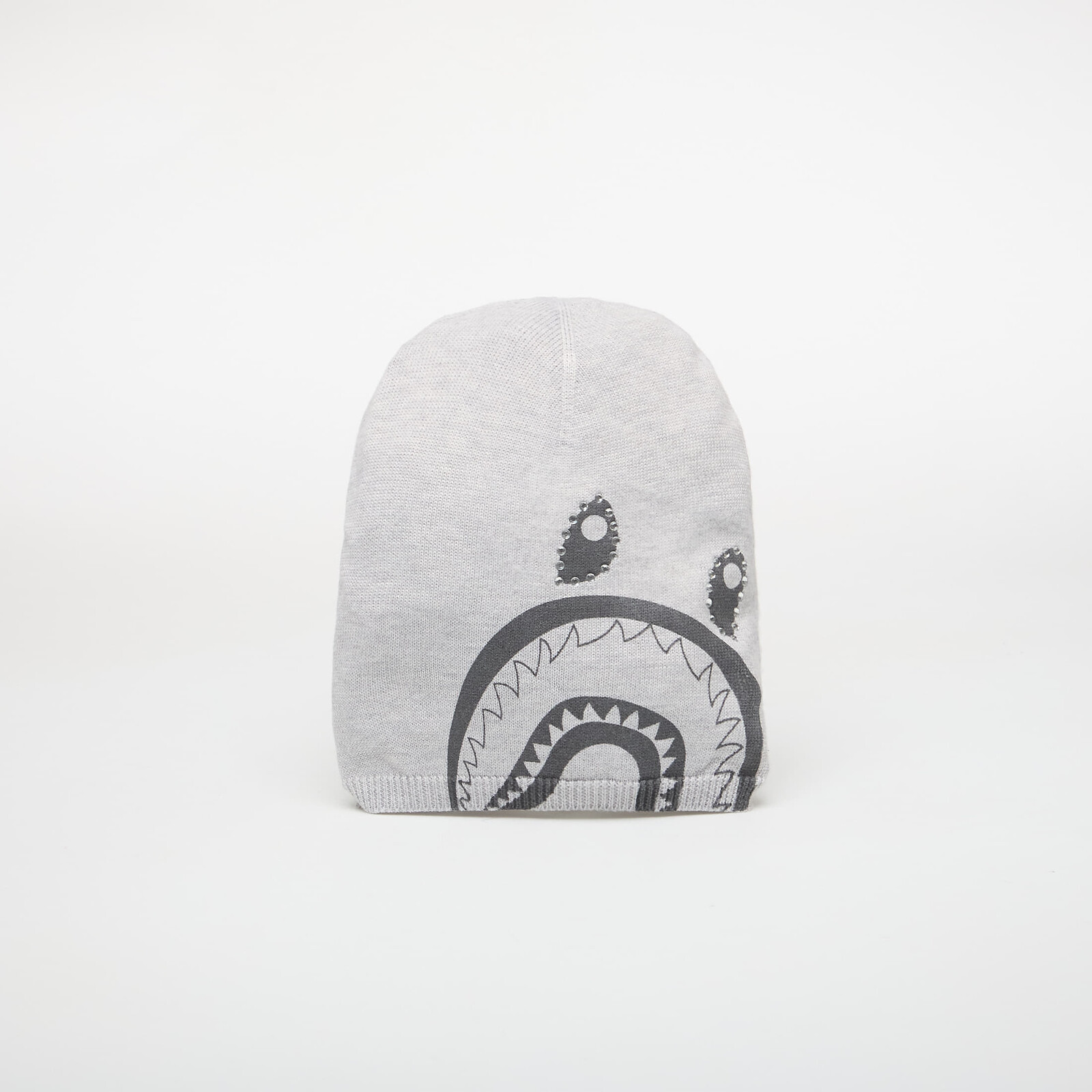 Čiapka A BATHING APE Crystal Shark Knit Cap Gray Universal