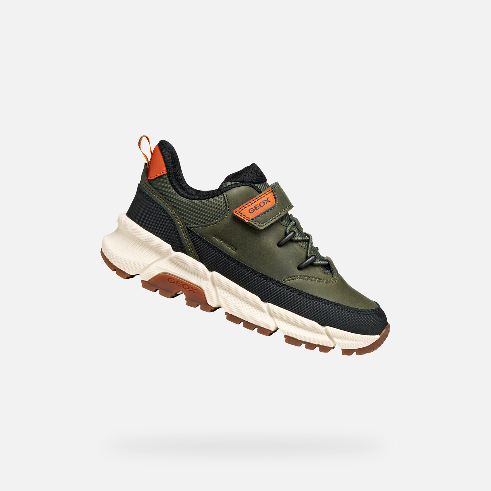 Chlapčenské tenisky Geox Flexyper Plus - Khaki