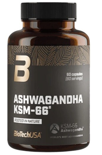 Biotechusa ashwagandha ksm-66® 60 kapslí