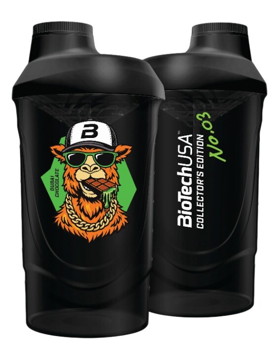 Biotechusa shaker limited edition 600 ml - dubai chocolate 03