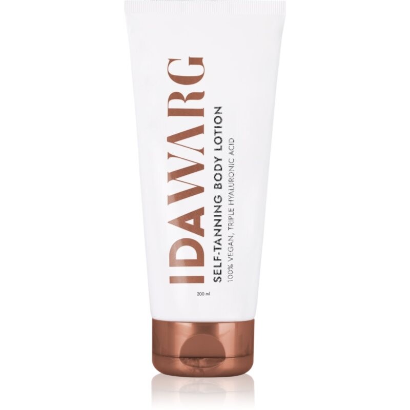 IDA WARG Beauty Self-Tanning Body Lotion samoopaľovacie telové mlieko bez parfumácie 200 ml