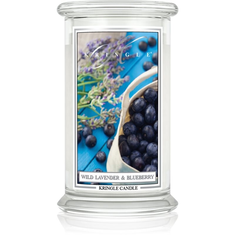 Kringle Candle Classic Wild Lavender & Blueberry vonná sviečka 623 g