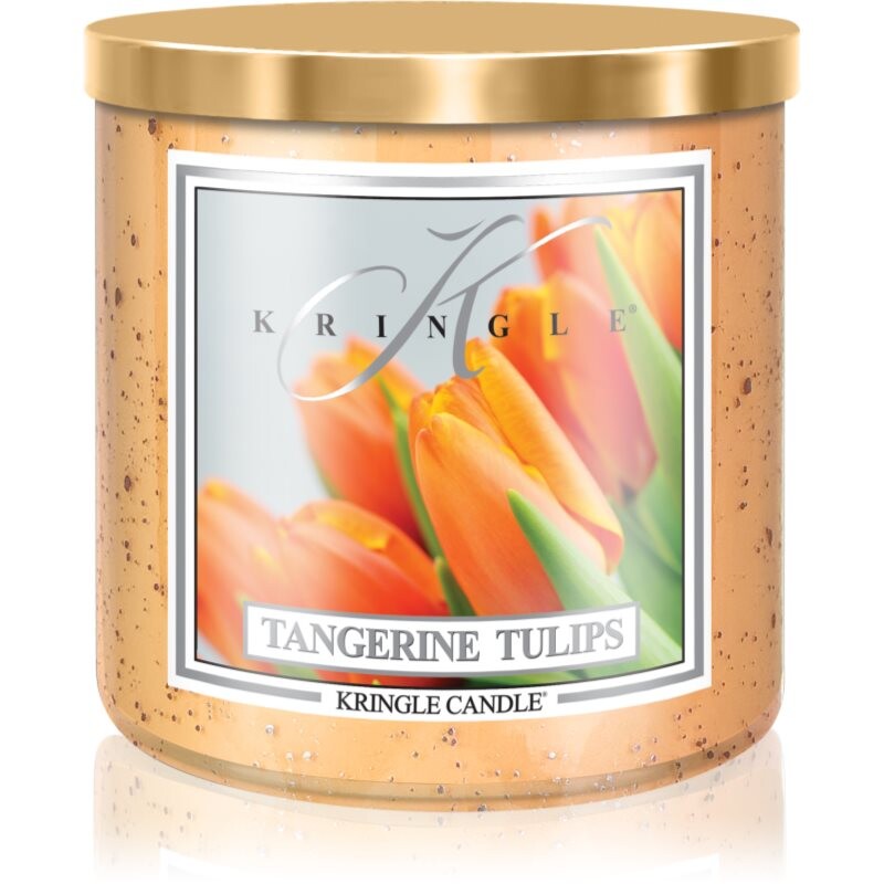 Kringle Candle Tangerine Tulips vonná sviečka 467 g