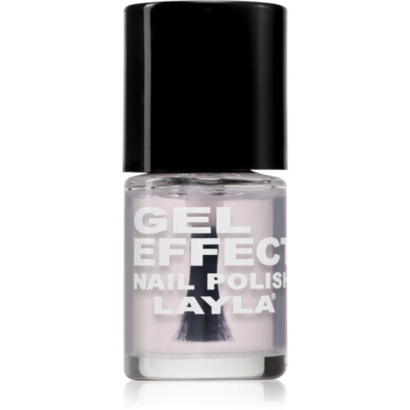 Layla Cosmetics Gel Effect gélový lak na nechty bez použitia UV/LED lampy odtieň n. 19 Top Coat 10 ml