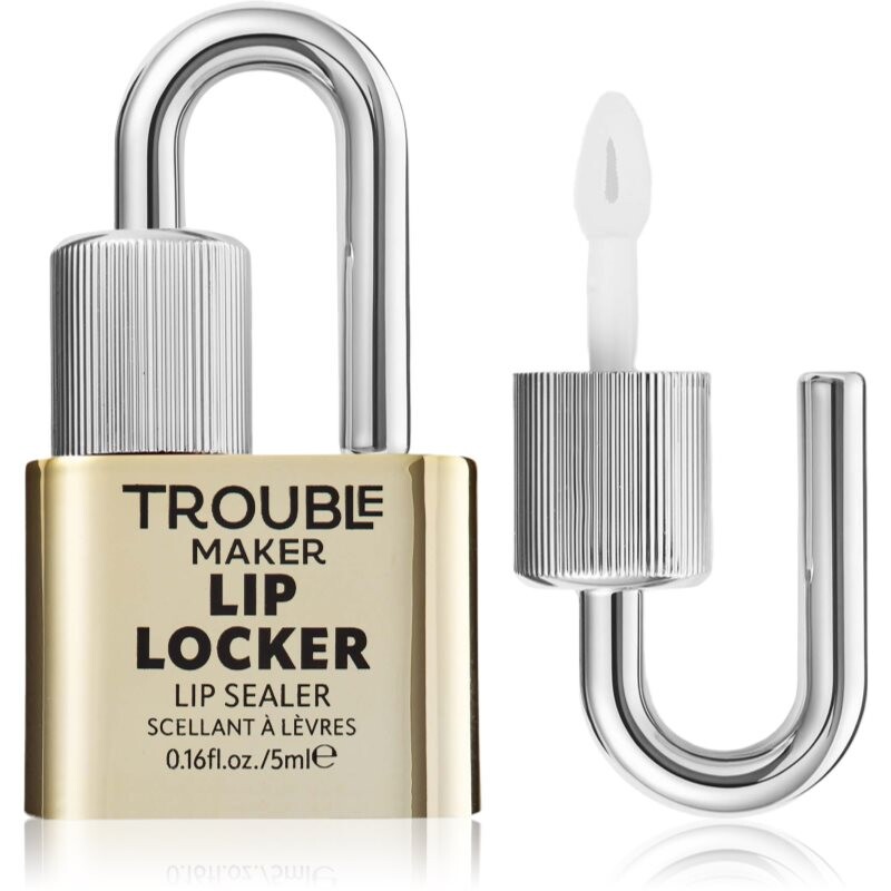 Trouble Maker Lip Locker Top Coat lesk na pery pre dlhotrvajúci efekt 5 ml