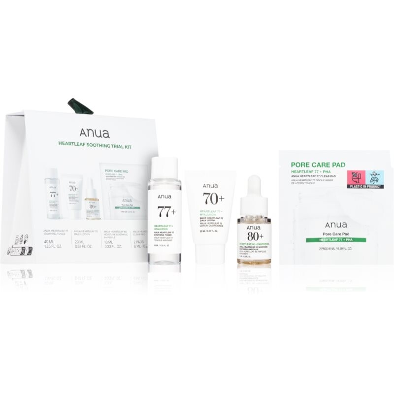 Anua Heartleaf Soothing Trial Kit darčeková sada na upokojenie pleti