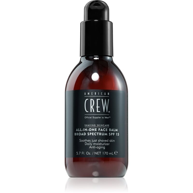 American Crew Shave & Beard ALL-IN-ONE Face Balm Broad Spectrum SPF 15 balzam po holení SPF 15 170 ml