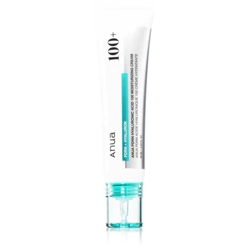 Anua PDRN 100 Hyaluronic Acid Moisturizing Cream hĺbkovo hydratačný krém s kolagénom 60 ml