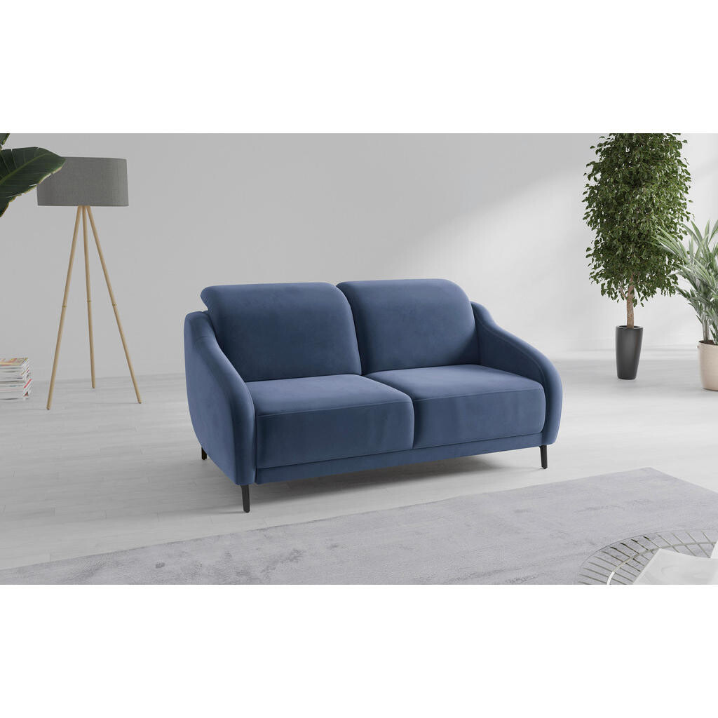 Sit & More TROJMIESTNA POHOVKA, textil, modrá