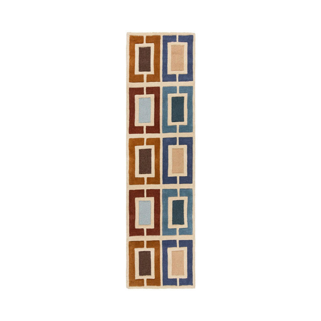 Flair Rugs VLNENÝ KOBEREC, 60/230 cm modrá