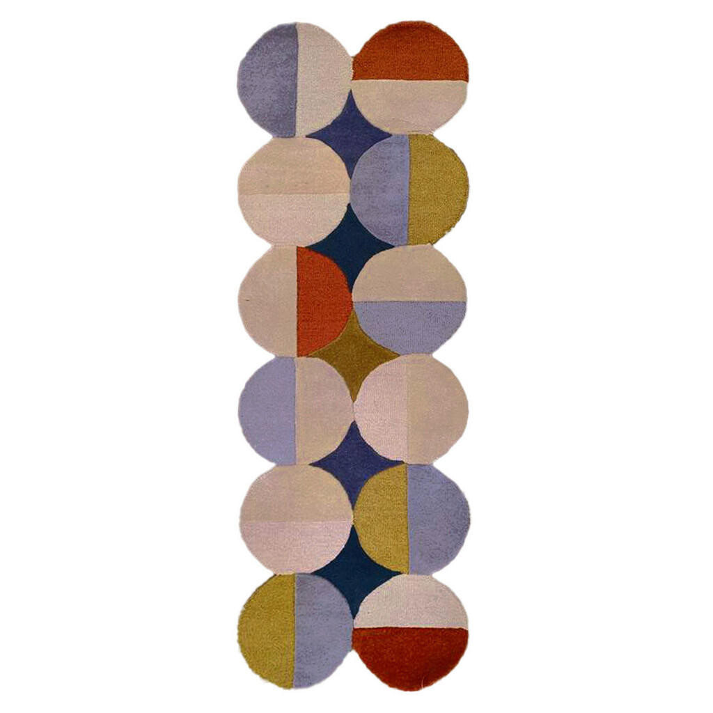 Flair Rugs BEHÚŇ, 80/230 cm, modrá, hrdzavá