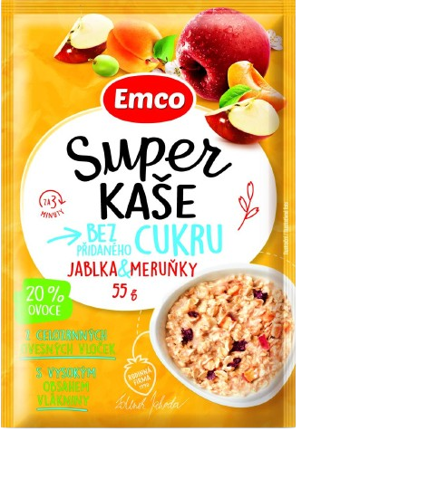 EMCO Super kaša jablká marhule 55 g