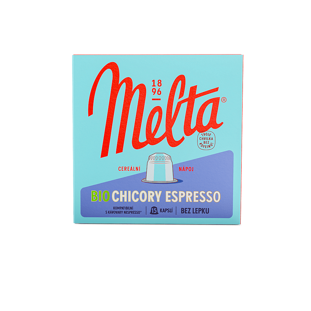 MELTA Chicory espresso BIO 15 kapsúl
