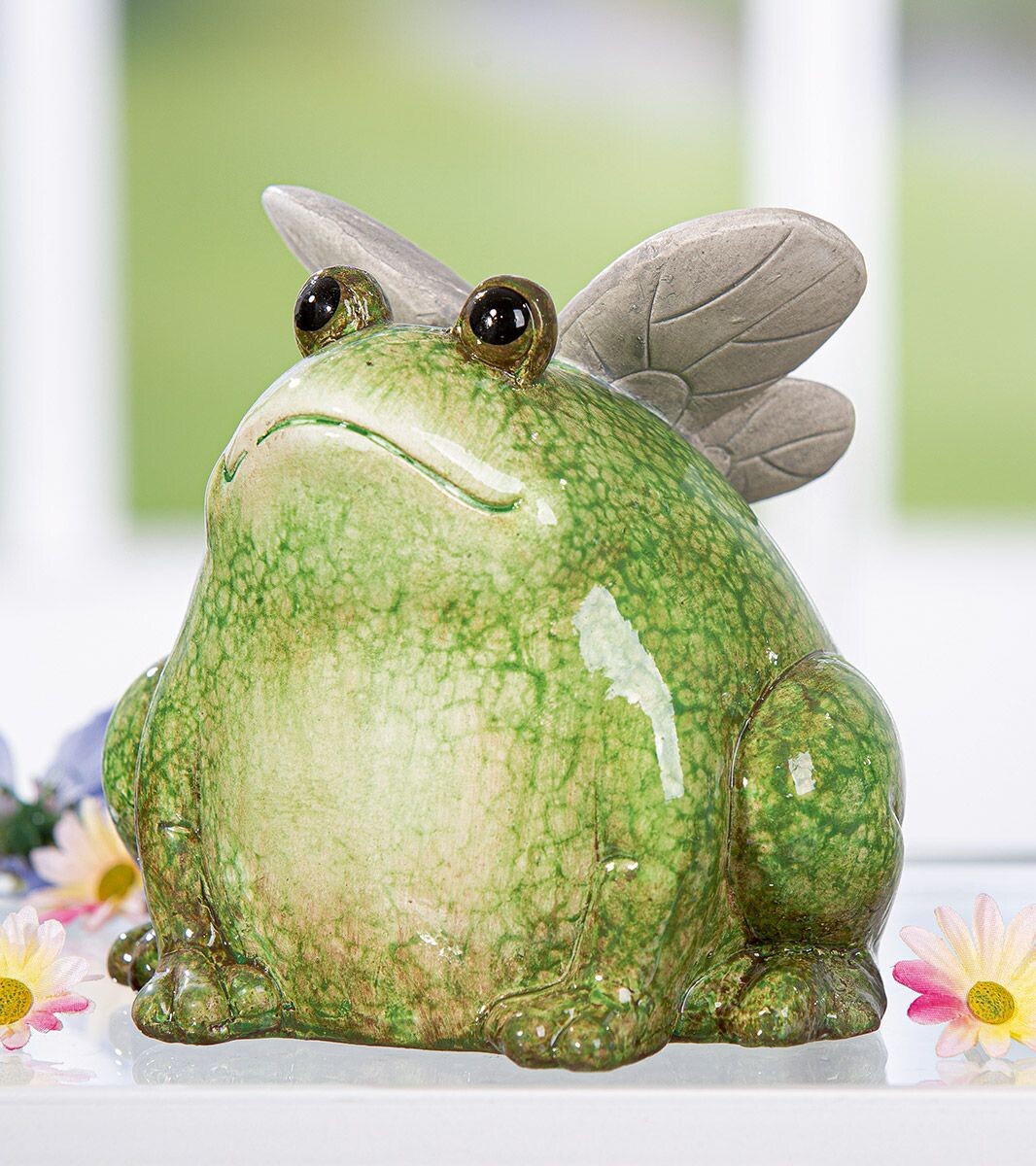 Keramická figúrka žaby 