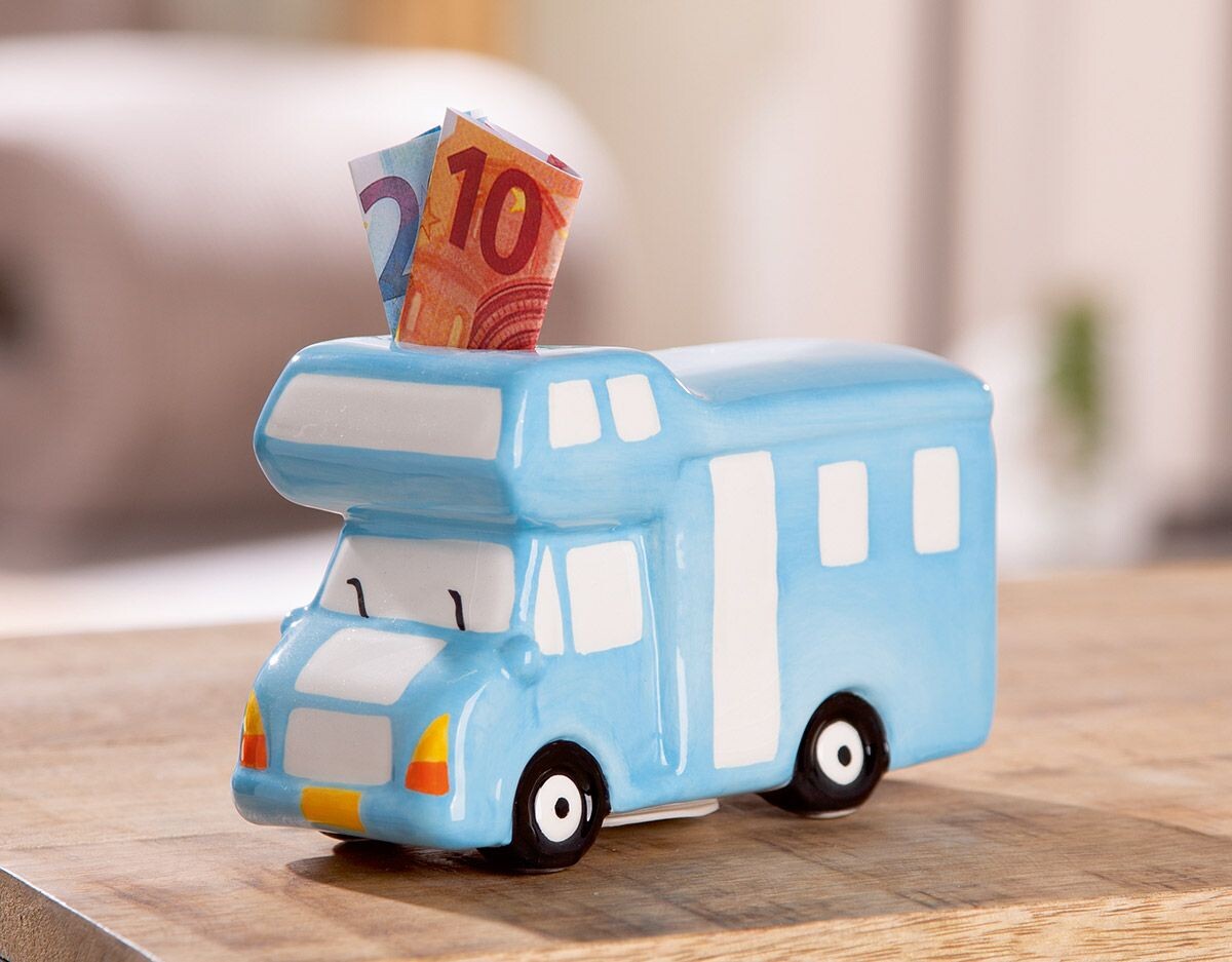 Keramická pokladnička Caravan