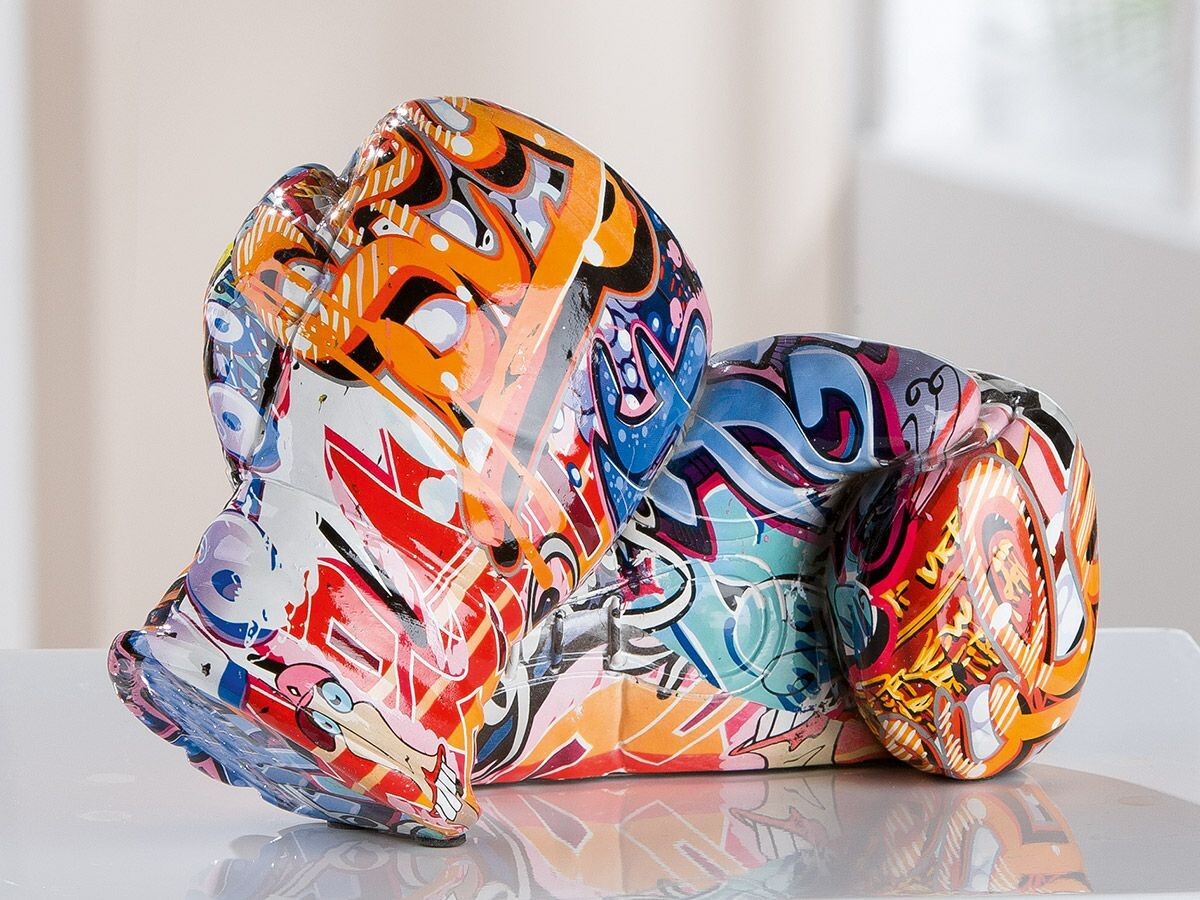 Dekoratívne graffiti boxerské rukavice 