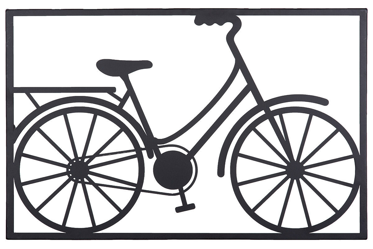 Nástenný reliéf obdĺžnikový bicykel