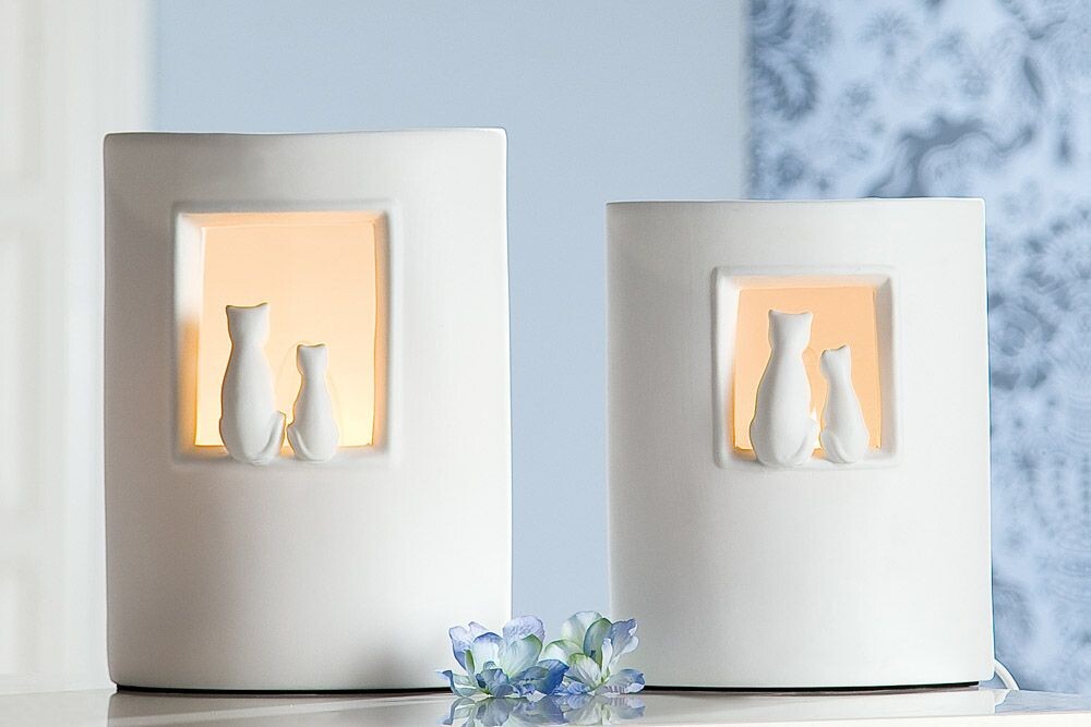 Porcelánová stolová lampa 