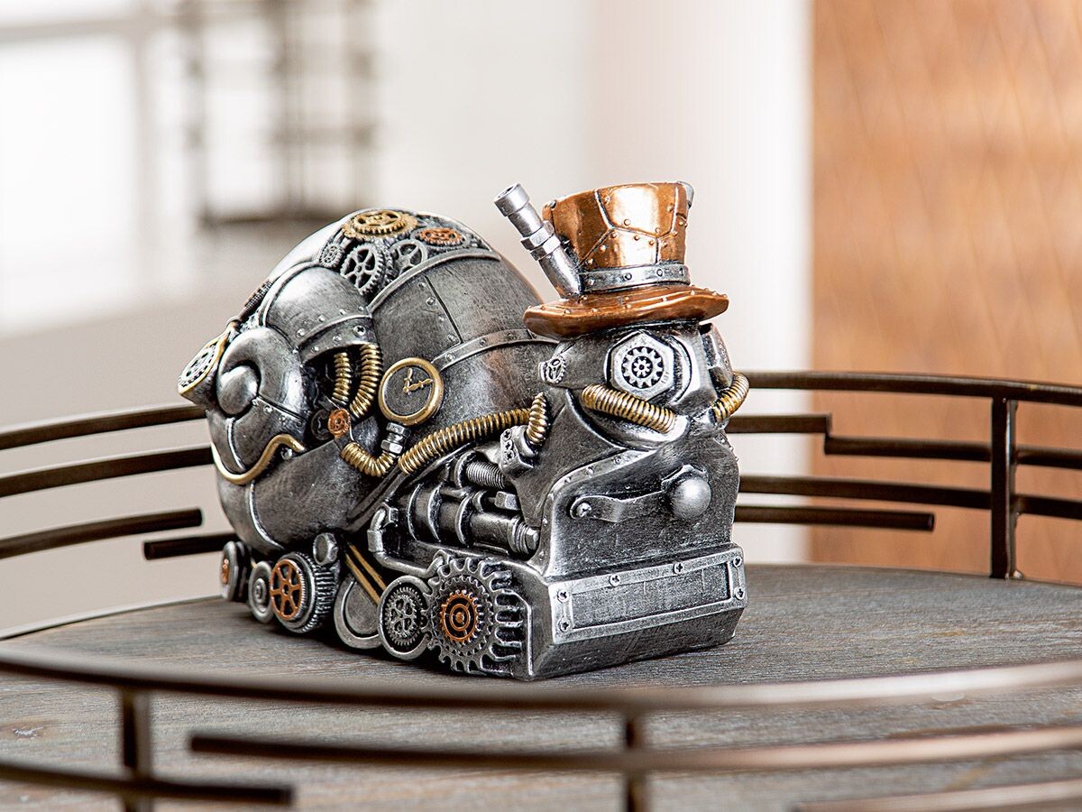 Dekoratívny steampunkový slimák 