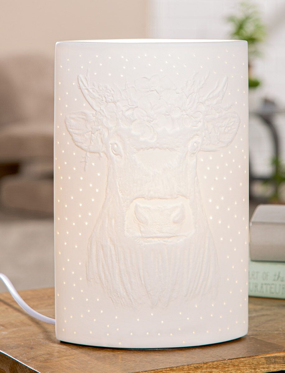 Porcelánová lampa oválna 