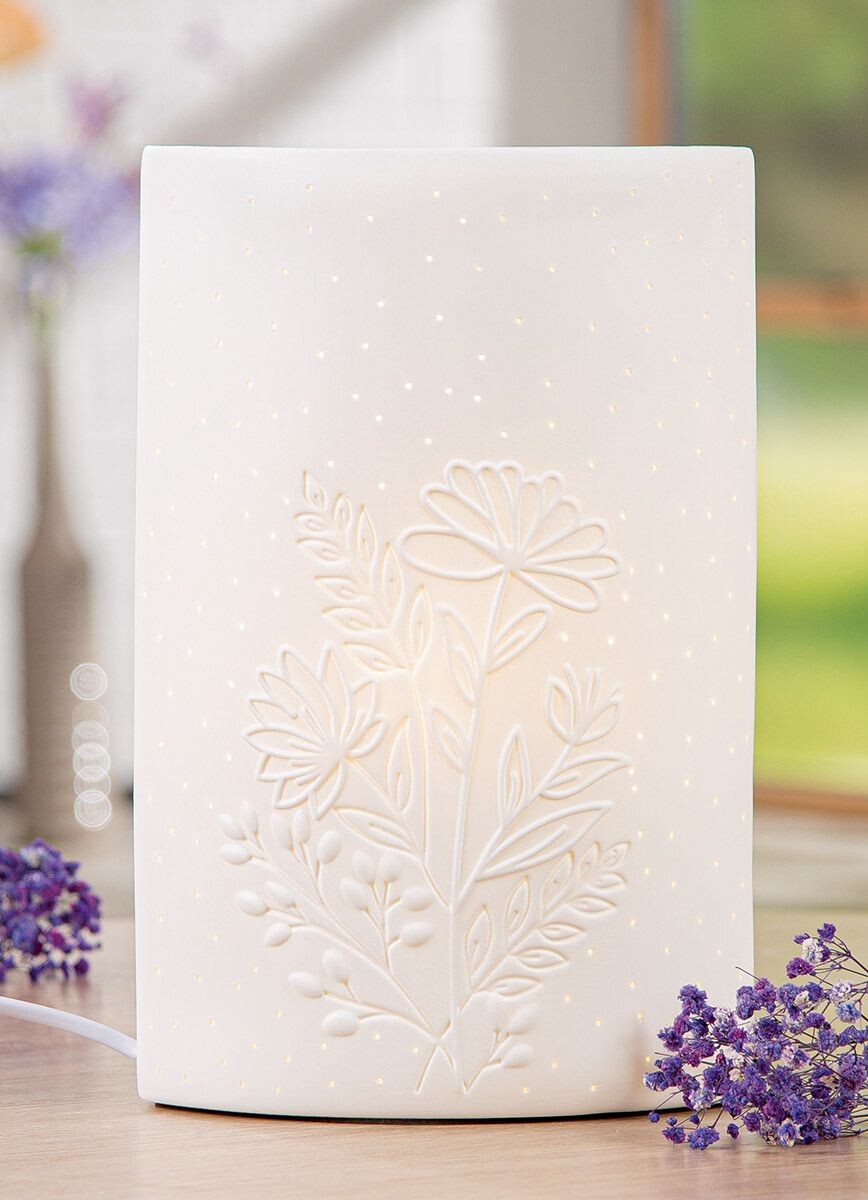 Porcelánová stolová lampa 
